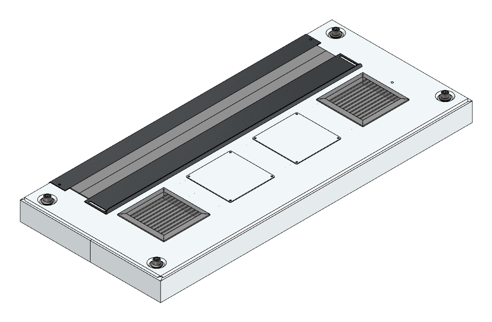 Lüftungsdachblech + TH + kpl.